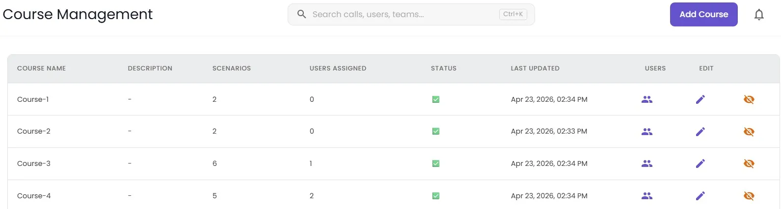Certification checkpoint